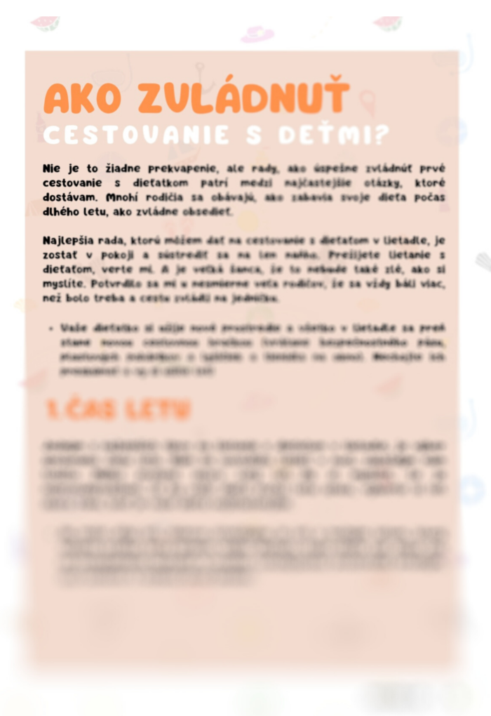 E-book - Cestovanie s deťmi - tipy a triky letná edícia - Image 5