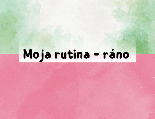 Moja ranná rutina